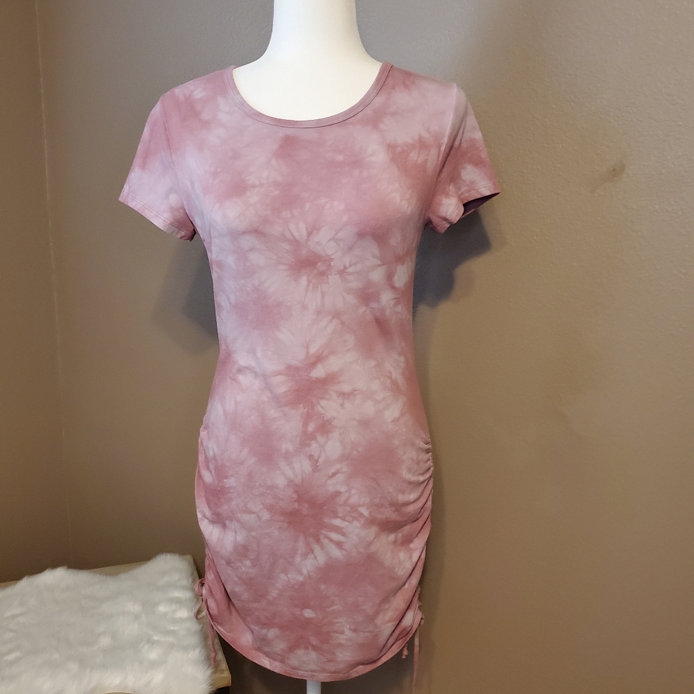 Tie-Dyed Tee Shirt Dress Sz M